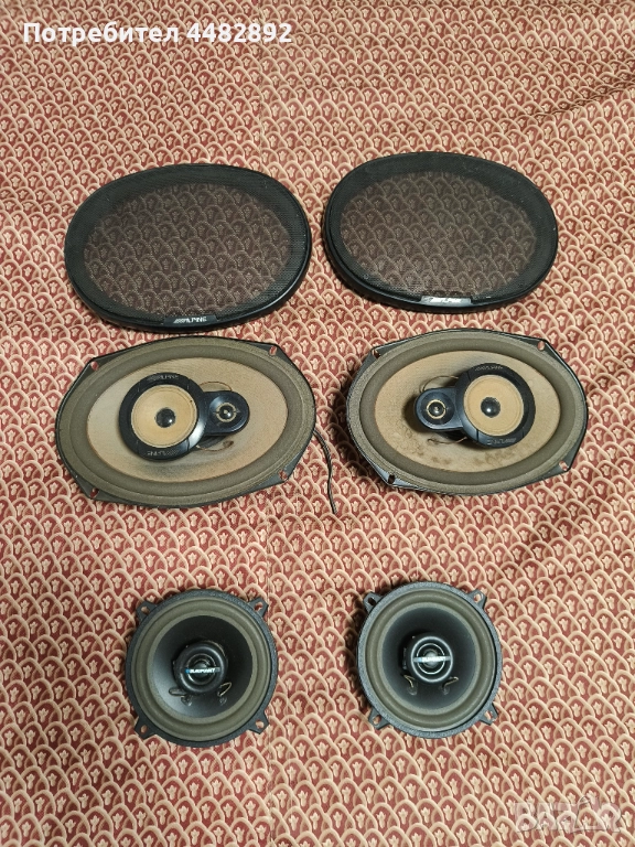 Тонколони за кола ALPINE,BLAUPUNKT, снимка 1