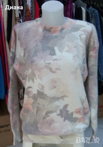 Дамски пуловер-ангора и вълна, снимка 1