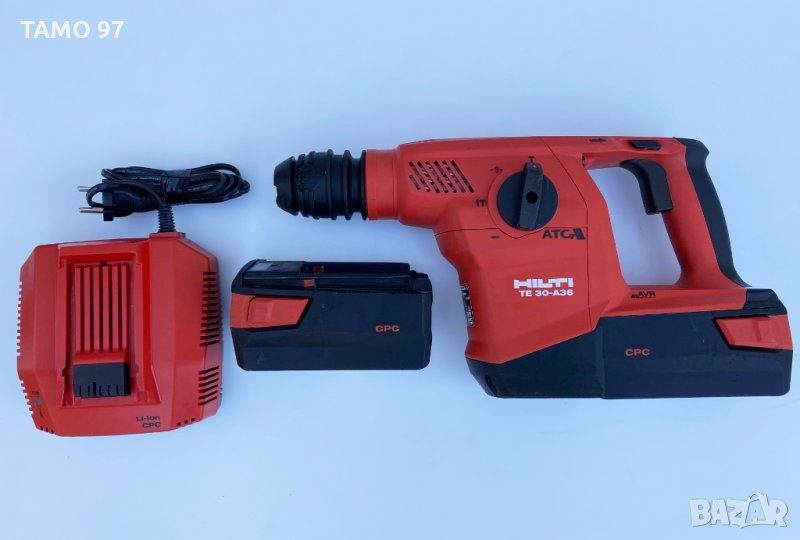 Акумулаторен перфоратор Hilti TE 30-A36 ATC/AVR 2x36V 5.2J 3.6J, снимка 1