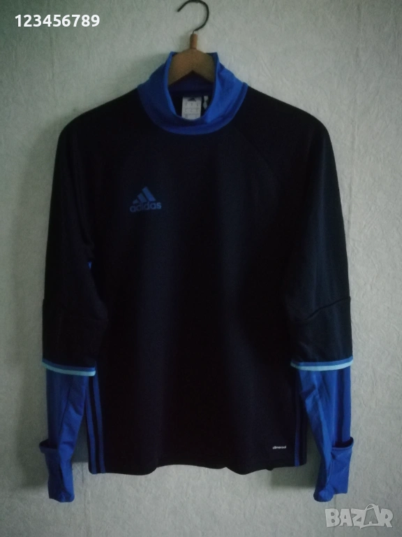 Adidas Condivo 16 оригинално ново горнище спортна тренировъчна блуза Адидас тъмносин, снимка 1