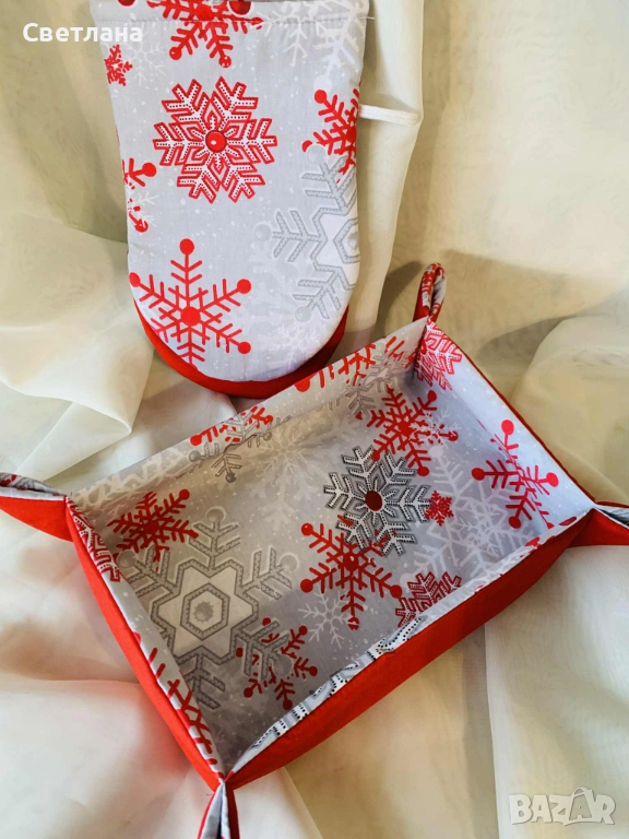 Текстилен панер и ръкохватка, снимка 1