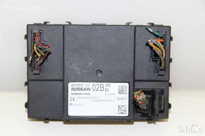 Комфорт модул Nissan Qashqai (2007-2014г.) 284B2 JD 02B / 284B2JD02B / 5WK4 9374 / 5WK49374, снимка 1