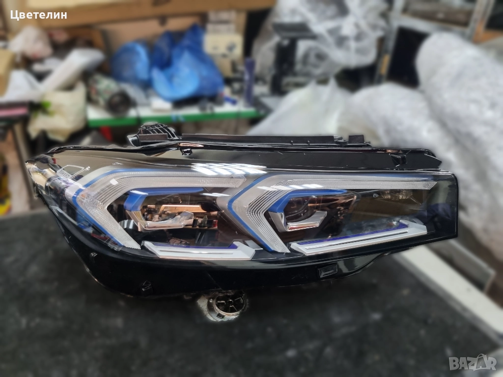 Десен фар BMW 3 G20 G21 Face LED desen far бмв 20 21 фейс лед, снимка 1
