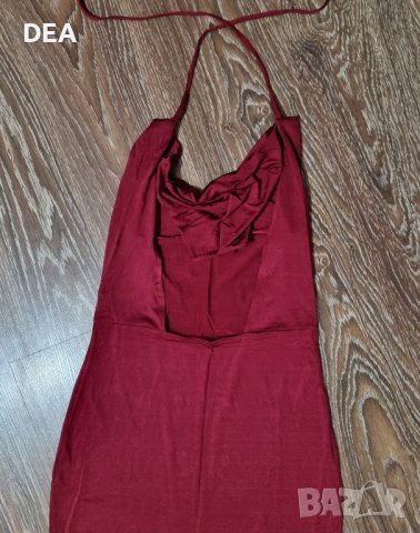 Червена рокля с гол гръб М-6 evro ПРОМОЦИЯ, снимка 5 - Рокли - 41552705