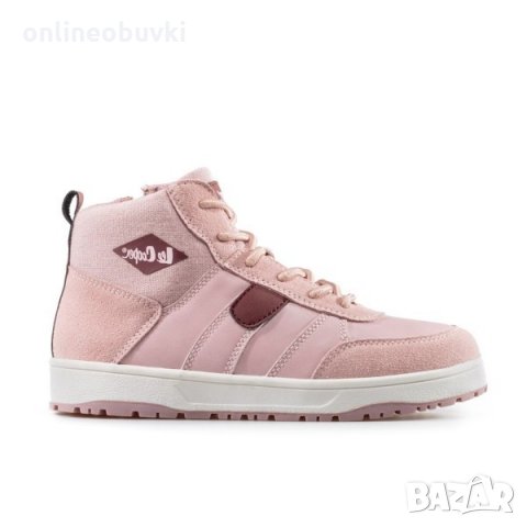 НАМАЛЕНИЕ!!!Високи спортни обувки LEE COOPER Розови с цип, снимка 1