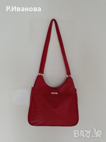 Нова дамска чанта, червен цвят 