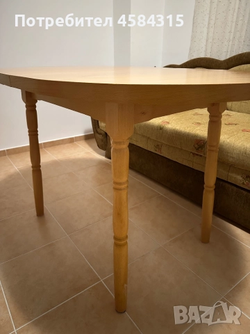 Маса за трапезария и малка масичка, снимка 2 - Маси - 52510563