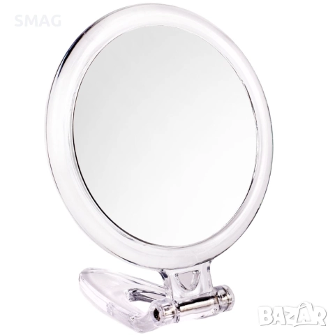 Кръгло прозрачно огледалце с дръжка 10 см_1134826