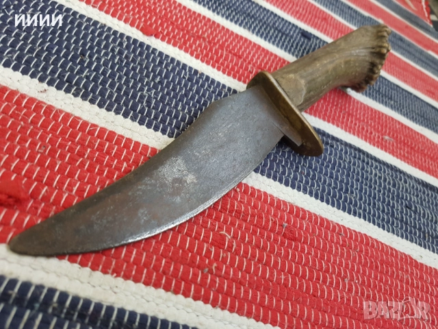Ятагановиден хайдушки нож, снимка 2 - Антикварни и старинни предмети - 52829353