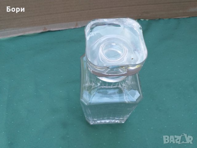 Бутилка за алкохол бяло прозрачно стъкло, снимка 2 - Чаши - 34688957