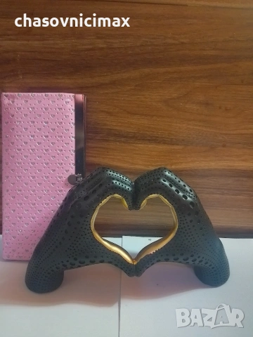 статуетка-сърце с портмоне 