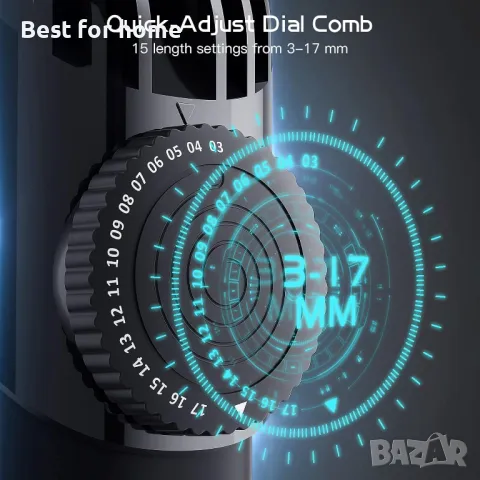 Мъжки тример за брада, коса с кабел/без кабел  YIRISO, снимка 7 - Тримери - 50390791