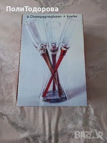 Чаши за шампанско-Франция, снимка 2 - Чаши - 43492242