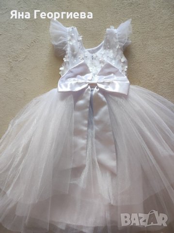 Детска официална рокля размер 128, снимка 3 - Детски рокли и поли - 40877037