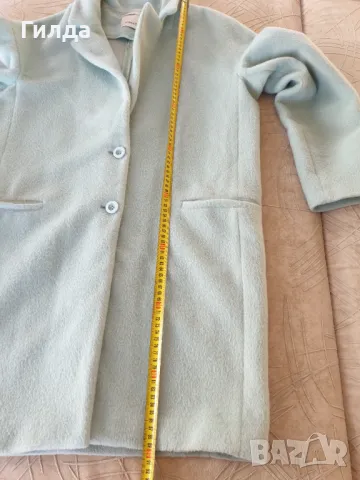 Pinko вълнено палто с алпака S налично, снимка 14 - Палта, манта - 47412541