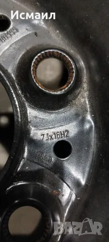 Железни джанти за BMW 16ц, снимка 4 - Гуми и джанти - 48733293
