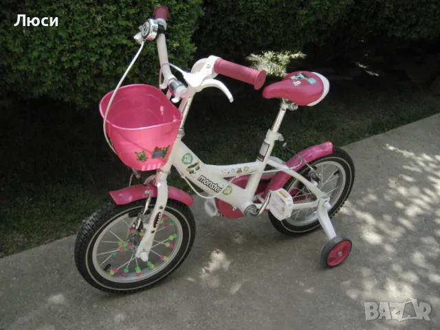 Продавам колело за момиче 12''-16'' (от 3г до 7 години) до 40-45 кг