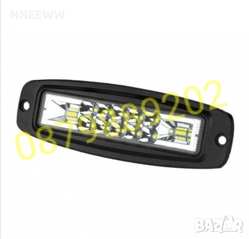 LED Халоген за вграждане 20W, Лед Диоден Фар 20 вата, 12-24 волта , снимка 1 - Аксесоари и консумативи - 36189549