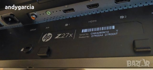 HP DreamColor Z27x Professional Display 1.07 billion colors 2560x1440p професионален монитор, снимка 10 - Монитори - 44389051