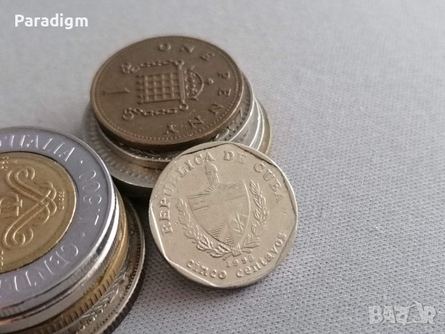 Монета - Куба - 5 центавос | 1998г., снимка 2 - Нумизматика и бонистика - 41099428