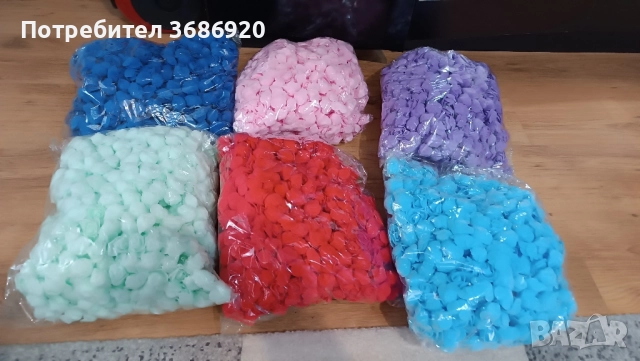 комплект с рози от фоам 