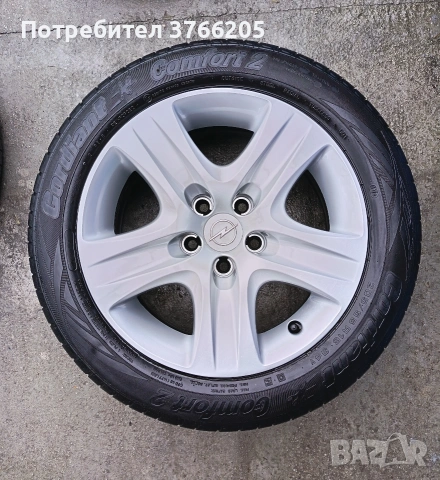 16ки джанти 5х110 с летни гуми, снимка 4 - Гуми и джанти - 53458025