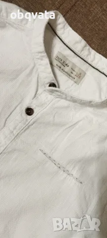 Детска  бяла риза Zara, снимка 3 - Детски ризи - 56046892