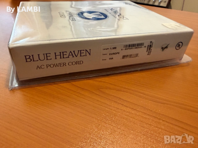NORDOST Blue Heaven 1.5m Power cable, снимка 9 - Други - 53468340