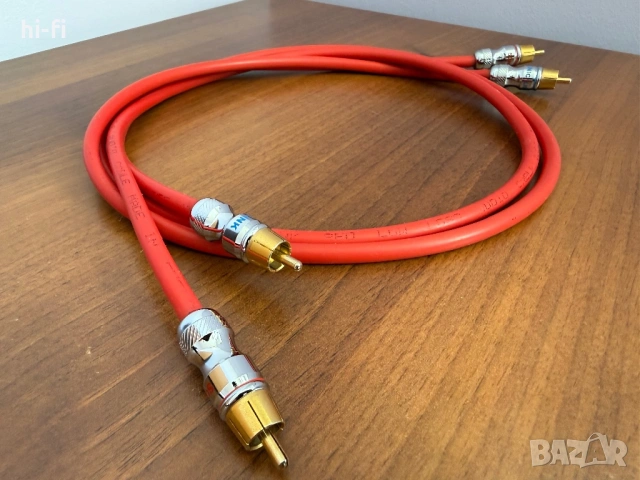 Sonic Link (Black Rhodium) Red  Low Loss RCA / Аудио кабели, снимка 5 - Ресийвъри, усилватели, смесителни пултове - 53771412