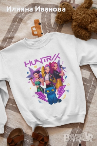 Тениска, ватирана блуза - KPop Demon Hunters, снимка 2 - Детски тениски и потници - 51521646