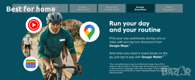 Fitbit Charge 6 фитнес гривна by Google, снимка 14 - Смарт часовници - 44693028