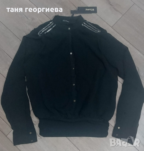 елегантна дамска риза с лъскави елементи, снимка 4 - Ризи - 36162818