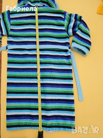 Детски халат за баня 7-8 години, снимка 4 - Хавлии и халати - 53608551