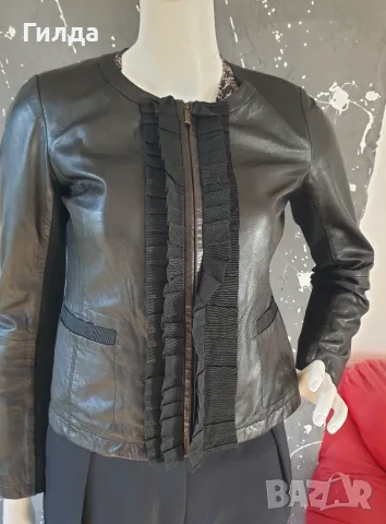 Max Mara яке от естествена кожа