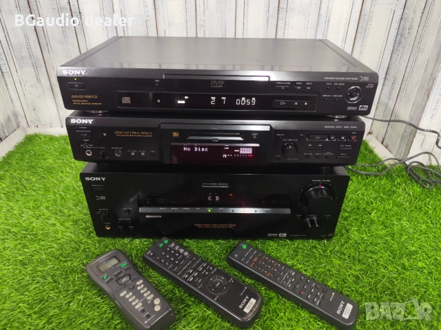 Sony STR-DB930 – AV ресивър Sony MDS-JE640 – MiniDisc дек Sony DVP-S335 –, снимка 2 - Аудиосистеми - 53419408