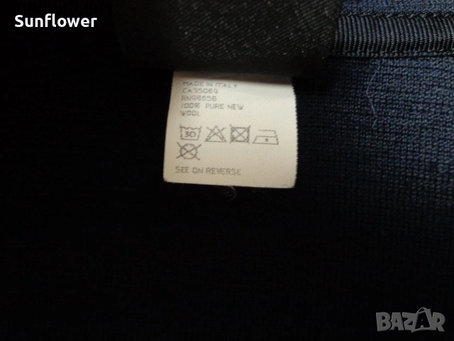 Paul & Shark Yachting тъмносин вълнен жилетка/яке с цип, размер M  , снимка 11 - Жилетки - 53852803