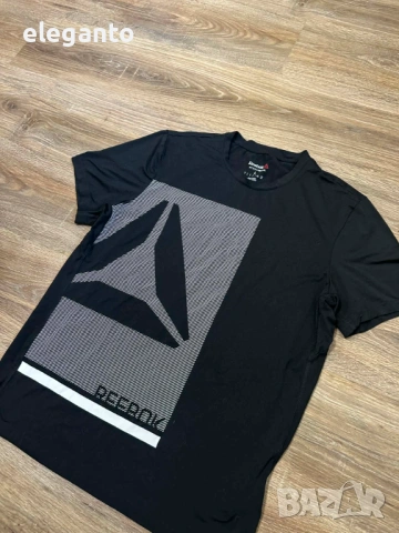 Нова Мъжка Тениска Reebok Graph Tech Tee BQ3743, Черен, L размер , снимка 5 - Тениски - 53862207