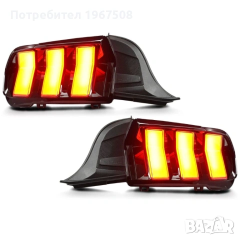 Стопове с динамични жълти мигачи за Мустанг 2024- S650 USA Mustang, снимка 4 - Части - 53405348
