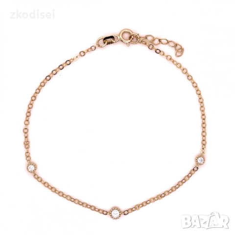 Златна дамска гривна 1,23гр. 20,0см. 14кр. проба:585 модел:33706-4