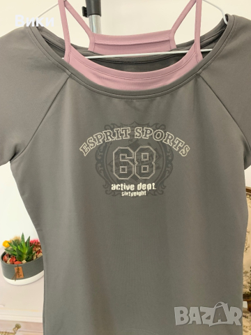 Спортна тениска на Esprit размер 40, подходяща за S и М, снимка 3 - Тениски - 44607470