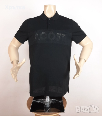 Lacoste Super Light Mesh - Оригинална мъжка тениска с яка р-р L, снимка 3 - Тениски - 52308983