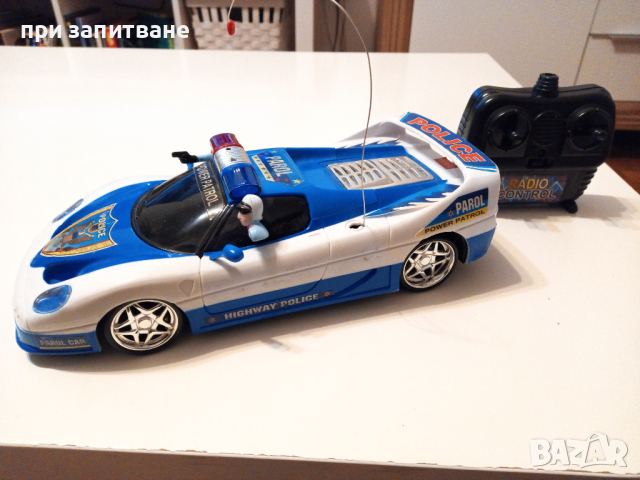 Стара играчки, R/C кола Ferrari F50 Police Highway Patrol и Mercedes 600 sec, Nikko R/C, снимка 4 - Колекции - 44797379