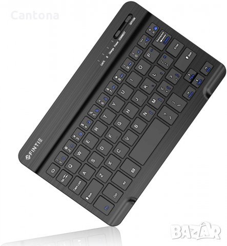 Ултра-тънка (4 мм) мини безжична Bluetooth клавиатура , снимка 2 - Клавиатури и мишки - 35719915