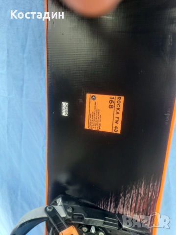 сноуборд  HEAD ROCKA FW 4D   +автомати 168см.  , снимка 4 - Зимни спортове - 52942026