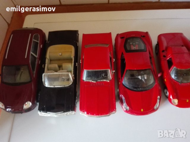 Метални колички , мащаб 1:24., снимка 5 - Колекции - 35699603