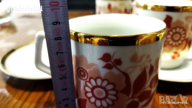 стар български порцелан чаши за чай , снимка 2 - Антикварни и старинни предмети - 50509062