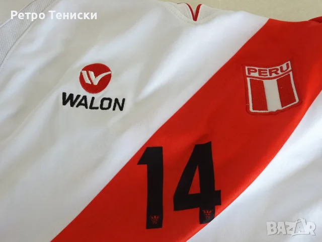 Тениска на Peru • домакински екип • Walon #14 • Walon • бяло • размер S • Мъже, снимка 3 - Тениски - 56313084