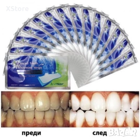 Избелващи ленти за зъби Advanced Teeth Whitening Strips, снимка 5 - Други - 52556004