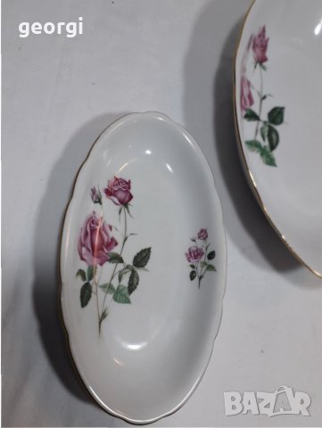 Порцеланови плата Bohemia Чехословакия , снимка 4 - Сервизи - 34454357