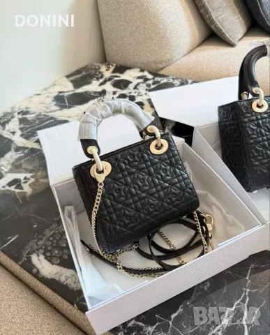Christian Dior Дамска чанта, кожа, снимка 5 - Чанти - 56377856